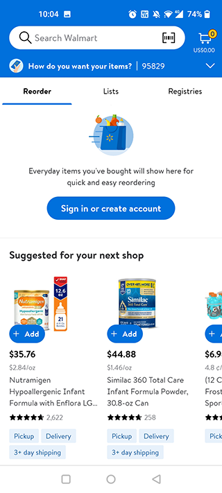 沃尔玛超市网上购物app1