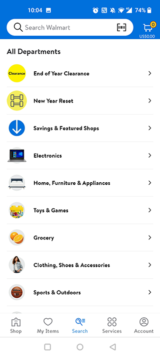沃尔玛超市网上购物app2