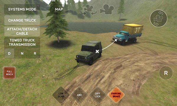 卡车司机泥泞山路游戏1
