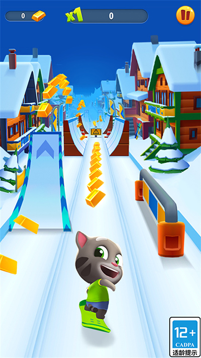 汤姆猫跑酷冰雪版1