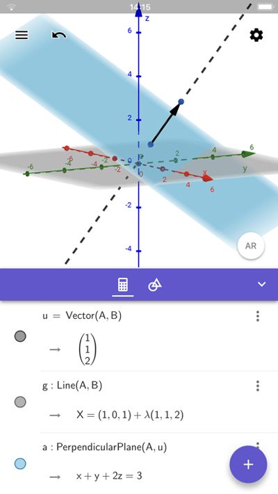 geogebra3d计算器中文版3